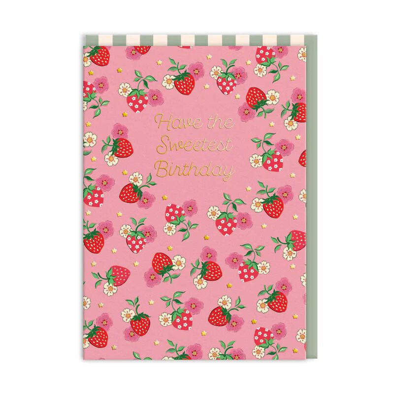 Cath Kidston Birthday Sweetest Strawberry Card image number 0