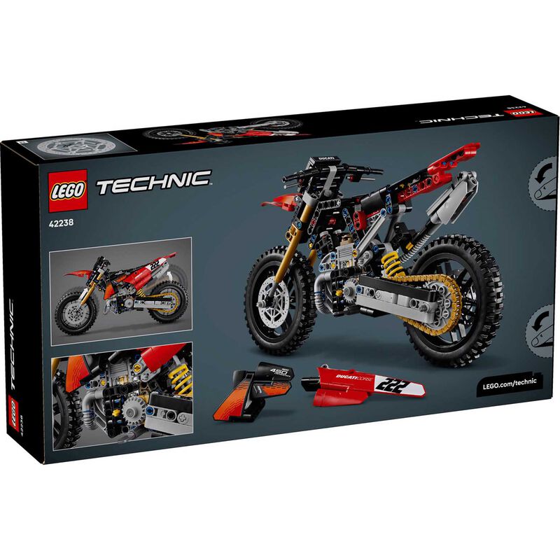 LEGO Technic Ducati Desmo450 Mx Factory Motorcycle image number 2