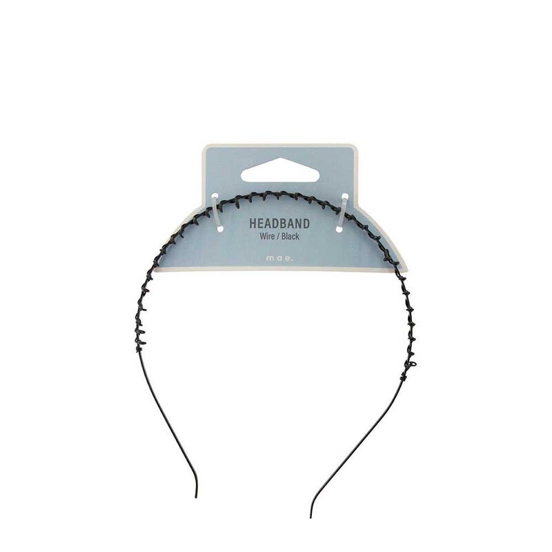 Mae Wire Headband Black image number 0