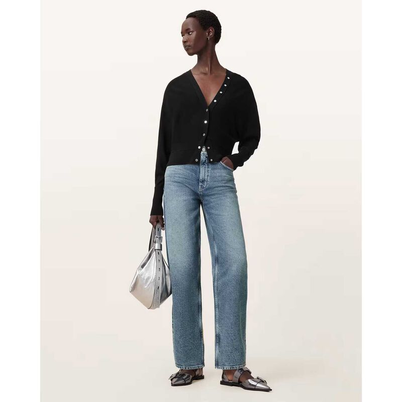 AllSaints Honor V-Neck Cardigan image number 3