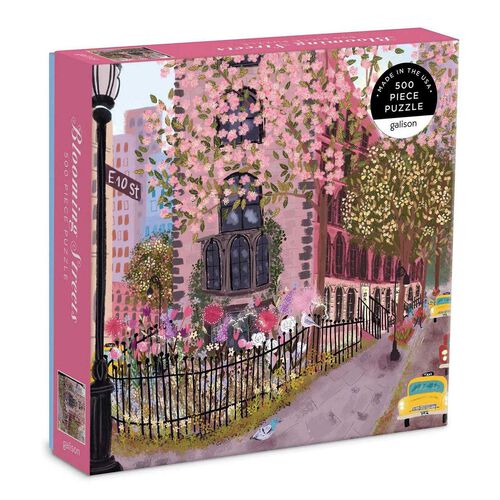 Galison Blooming Streets 500 Piece Puzzle