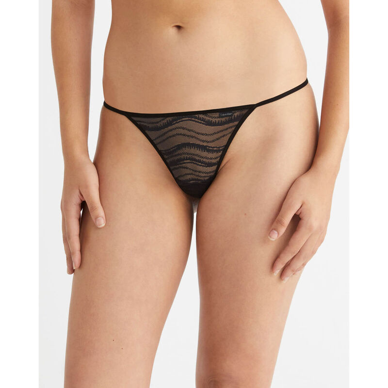Calvin Klein Allover Lace  String Thong image number 1