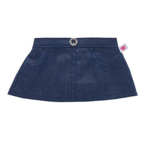 Build A Bear Bottom - Denim Sparkle Skirt