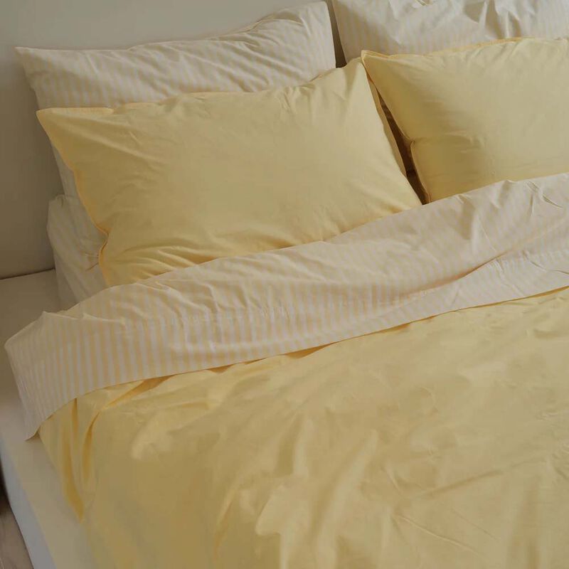 Home Lab 100% Stonewashed Cotton Duvet Set image number 1