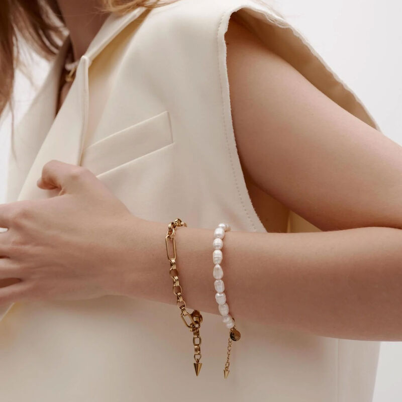 Silk & Steel Luxe Bracelet image number 1