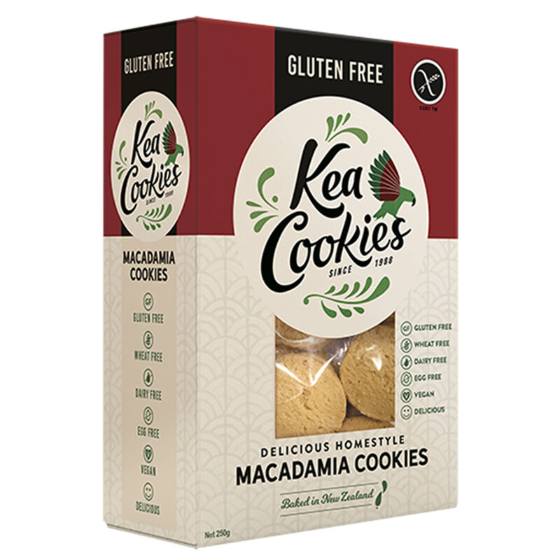 Kea Cookies GF Homestyle Macadamia 250g image number 0