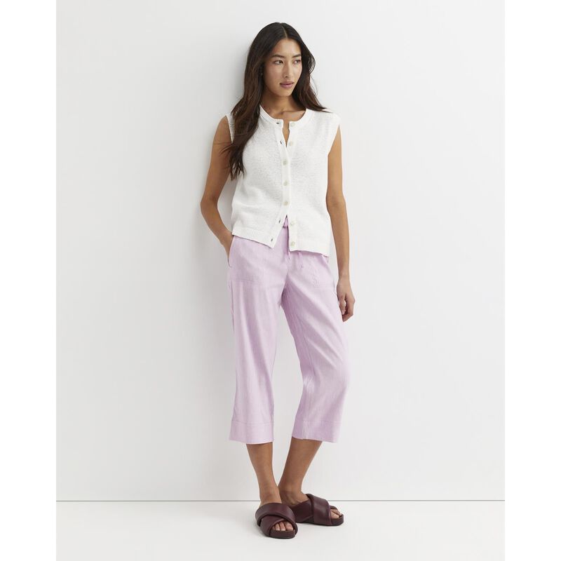 Sportscraft Rosa Crop Linen Pant image number 23