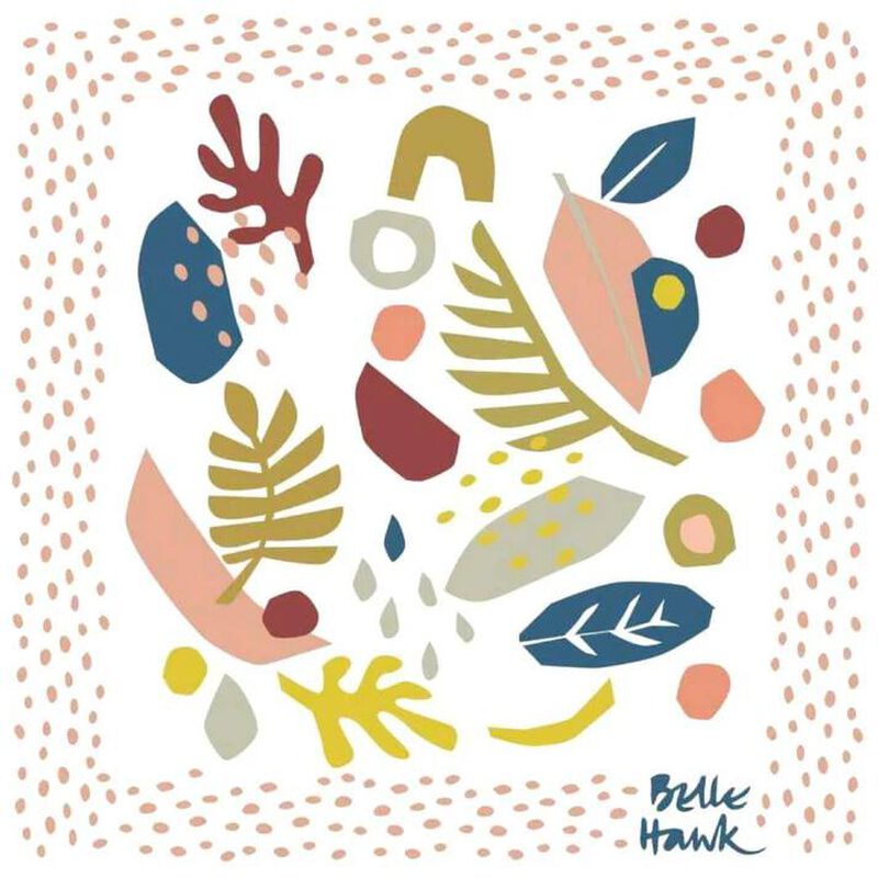 HANK 6. SPRING by Belle Hawk Organic Cotton Handkerchief image number 2