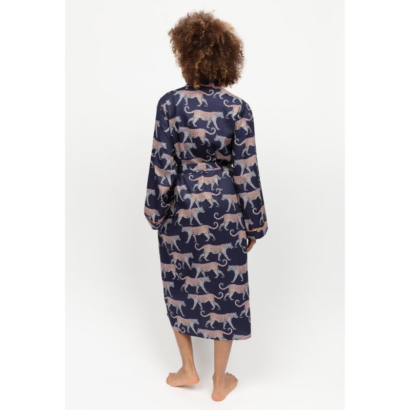 Cyberjammies Taylor Leopard Lslv Long Dressing Gown image number 1