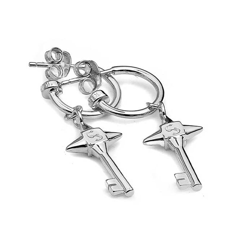 Stolen Girlfriends Club Love Key Anchor Earrings image number 1
