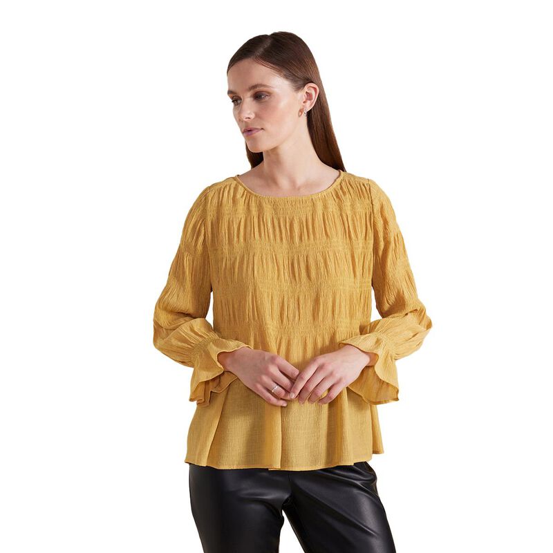 Marco Polo L/S Pleated Top image number 0