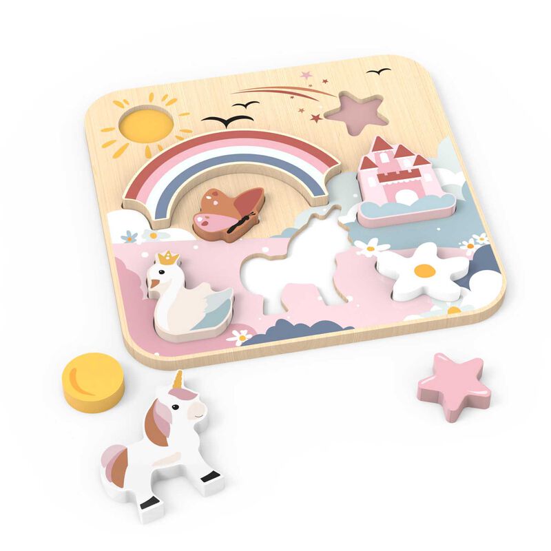 Speedy Monkey Unicorn Chunky Puzzle image number 0