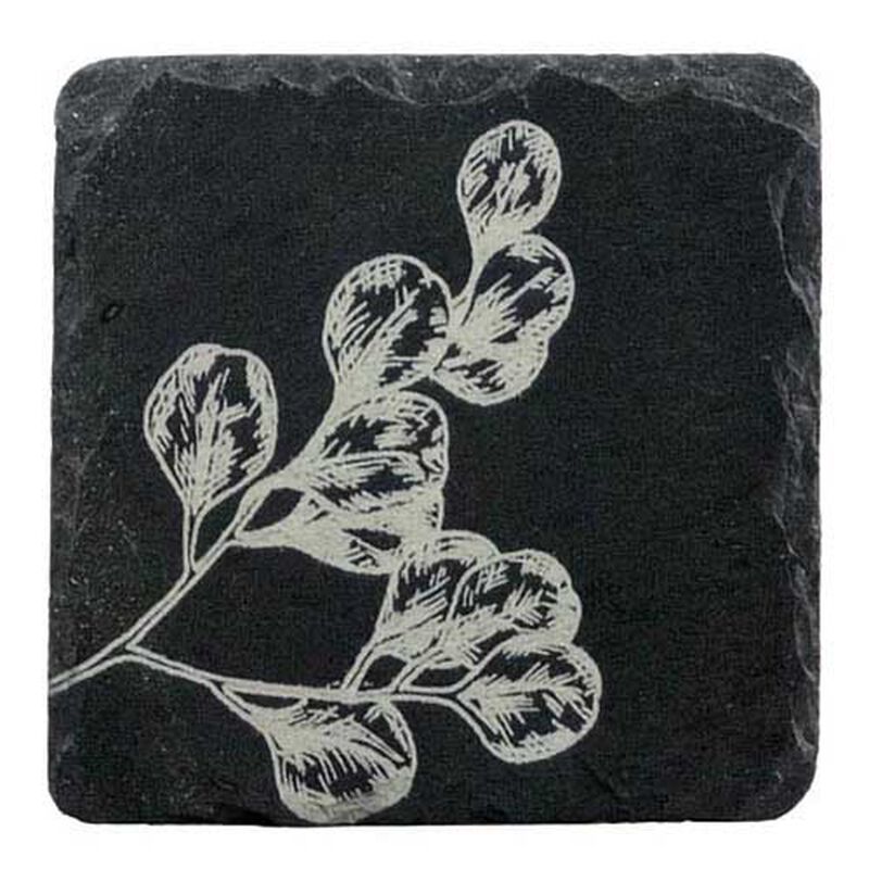 Selbrae House Single Slate Coaster - Flora image number 0