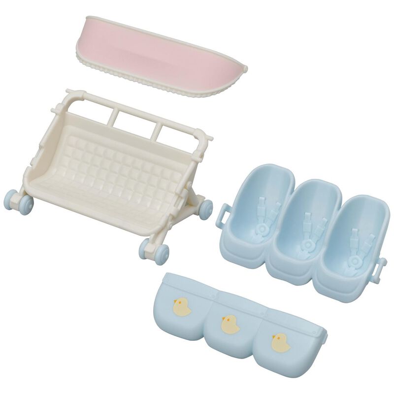 Sylvanian Families Triplets Stroller image number 1