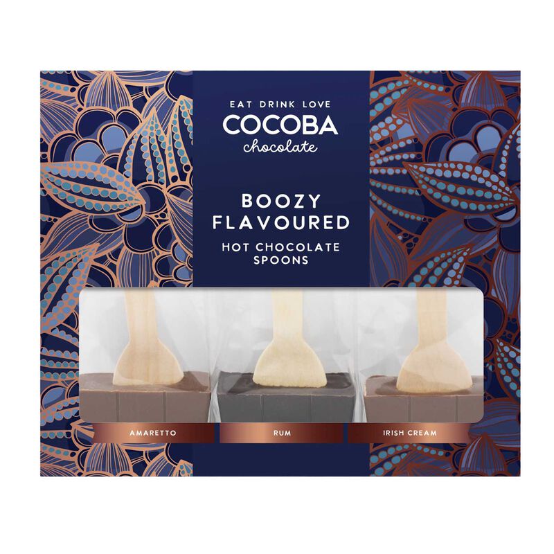 Cocoba Boozy Hot Chocolate Spoons 150g image number 0
