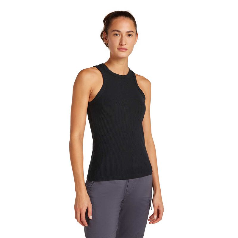 Icebreaker W Merino Blend Rib Lotus Tank image number 0