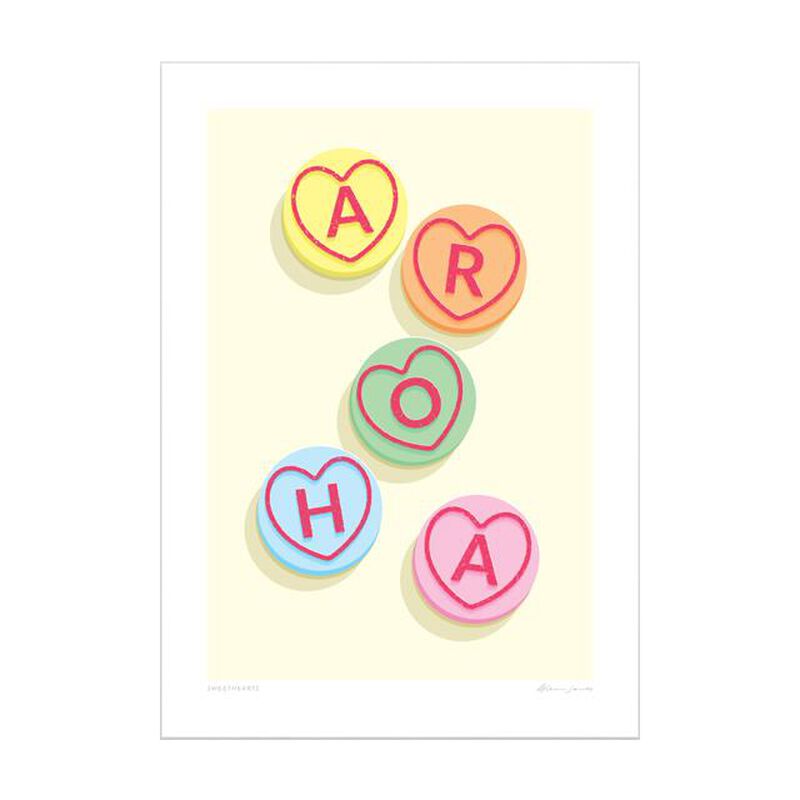 Glenn Jones Art A4 Print - Sweethearts image number 0