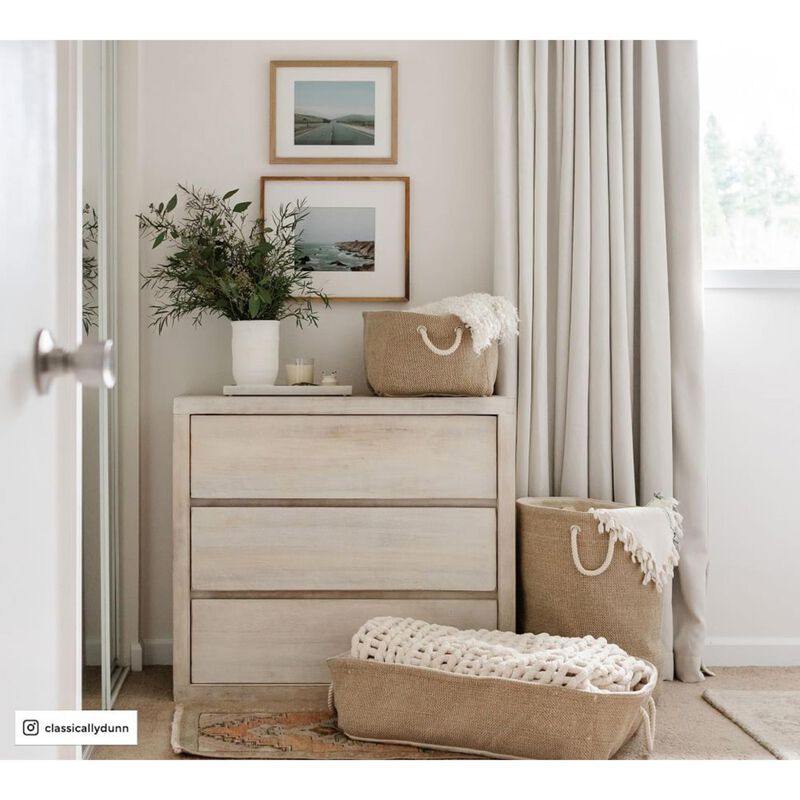 Pottery Barn Cayman 3-Drawer Dresser Mango Wood image number 2
