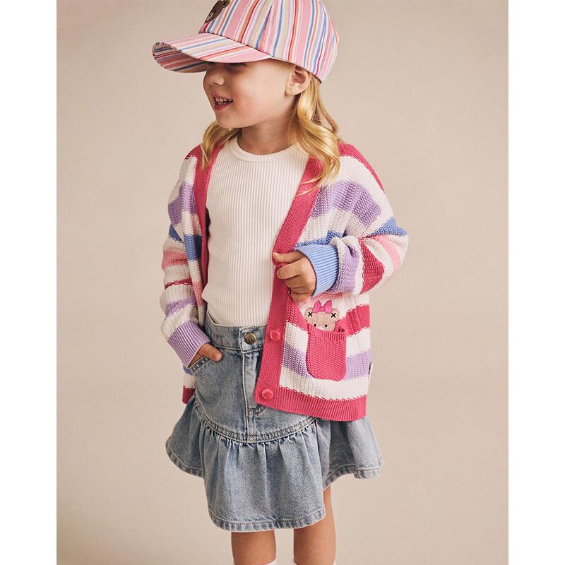 Huxbaby Peekaboo Huxette Knit Cardi 3-5Y image number 1