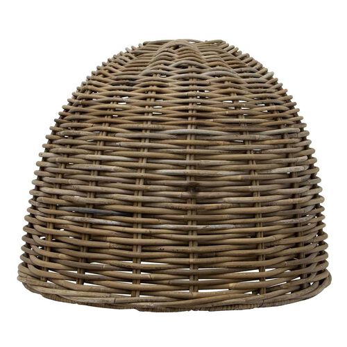 French Country Province Woven Rattan Light Shade