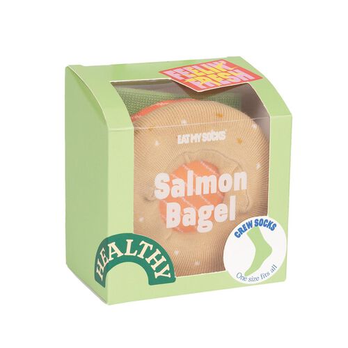 Eat My Socks Salmon Bagel Socks