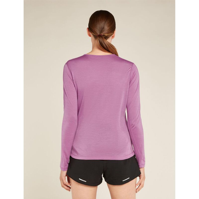 Icebreaker Womens Merino 125 ZoneKnit Energy Wind LS Tee image number 5