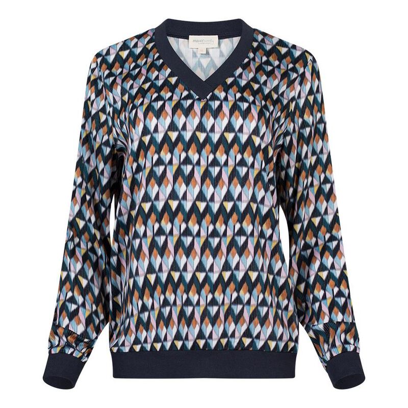 Madly Sweetly Facet V Neck Top image number 0