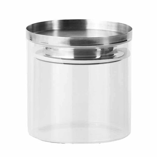 Città Stacking Canister S - Clear/Stainless Steel