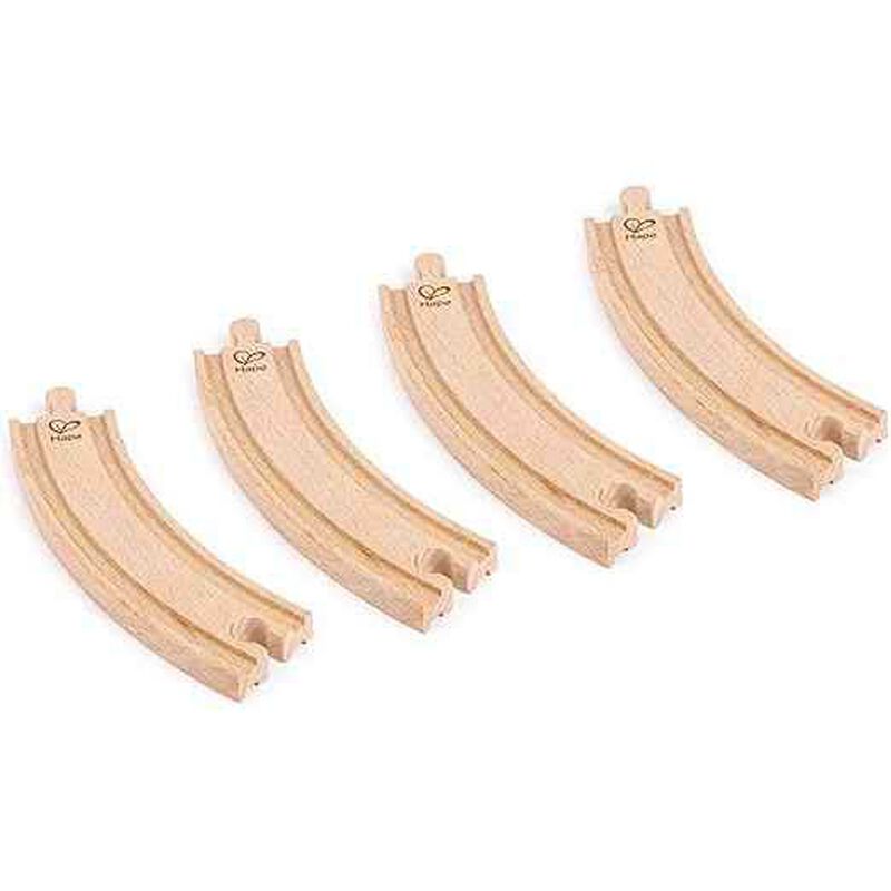 Hape Track 4Pcs Long Curved image number 0