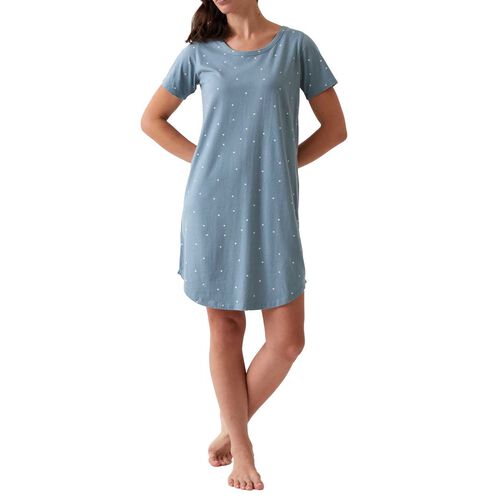 Wallace Cotton Georgie Organic Brushed Cotton Knit Tee Shirt Dress