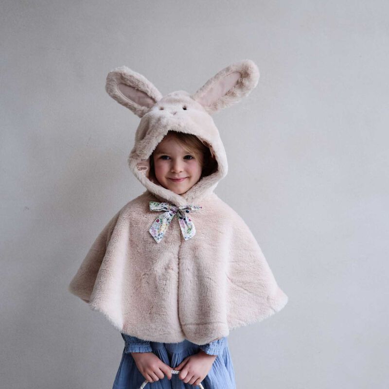 Mimi & Lula Bunny Cape Beige image number 1