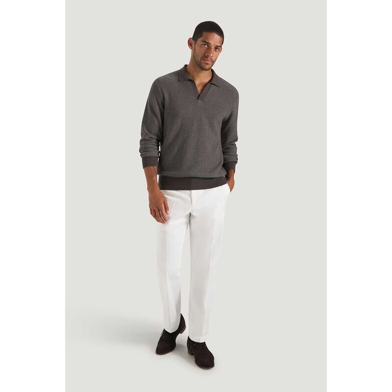M.J. Bale Cope Long Sleeve Polo image number 3