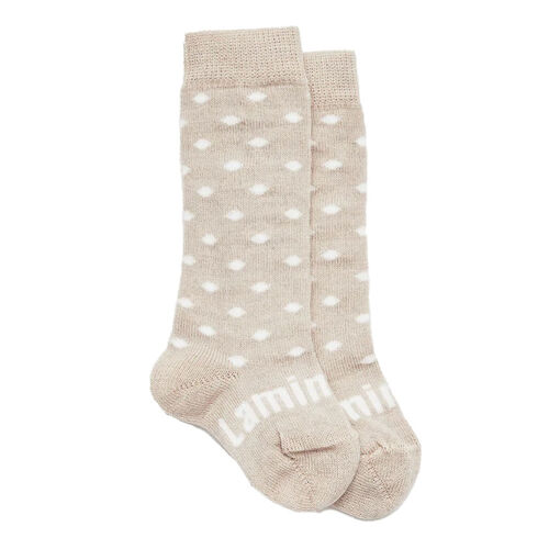 Lamington Socks Merino Wool Knee High Socks Truffle NB-2Y