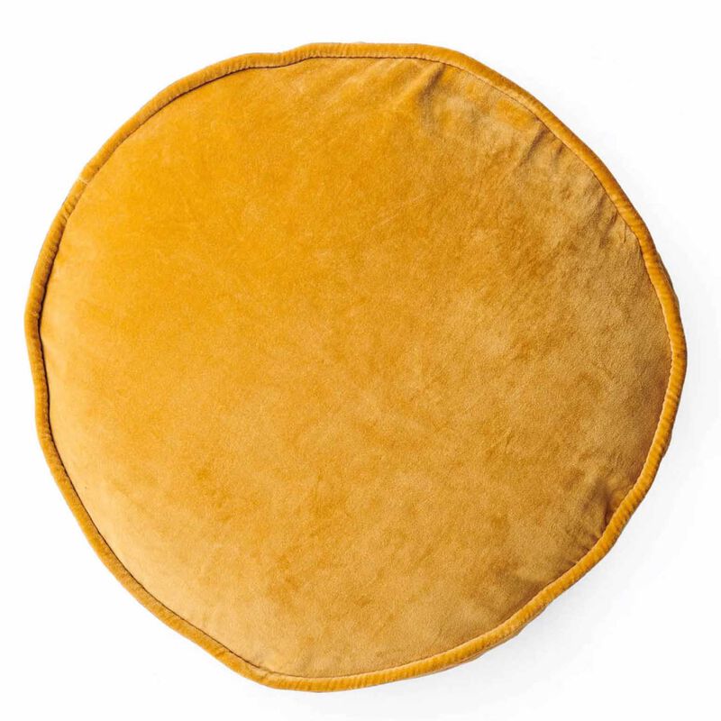 Kip&Co Pecan Velvet Pea Cushion image number 0