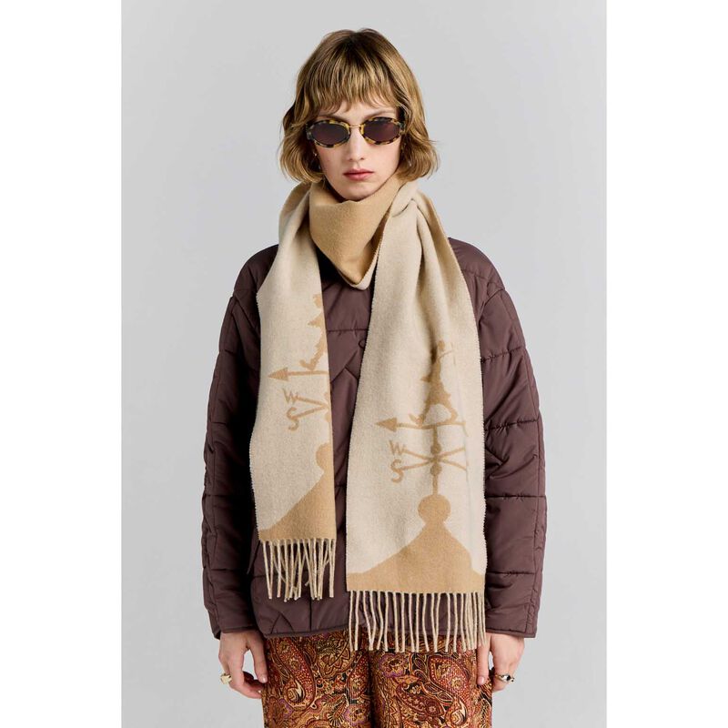 Karen Walker Weather Shop Jacquard Scarf image number 1