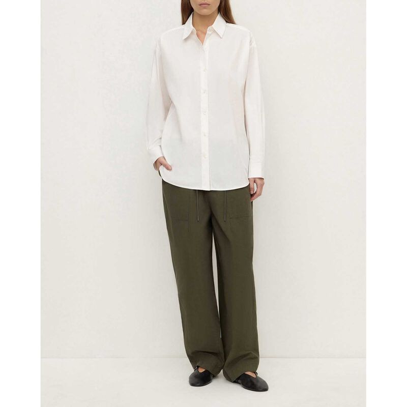 Assembly Label Micha Poplin L/S Shirt White image number 3