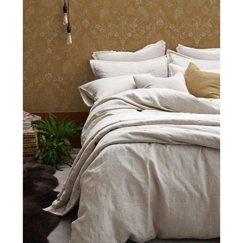 MM Linen Laundered Linen Pillowcover Set image number 4