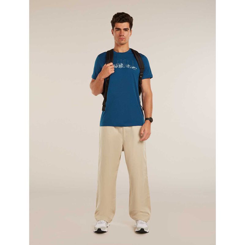 Icebreaker M Merino 150 Tech Lite SS Tee The Peaks image number 2
