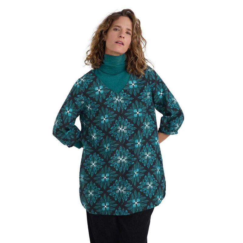 Seasalt Cornwall Loganberry Tunic Cut Glass Onyx image number 0