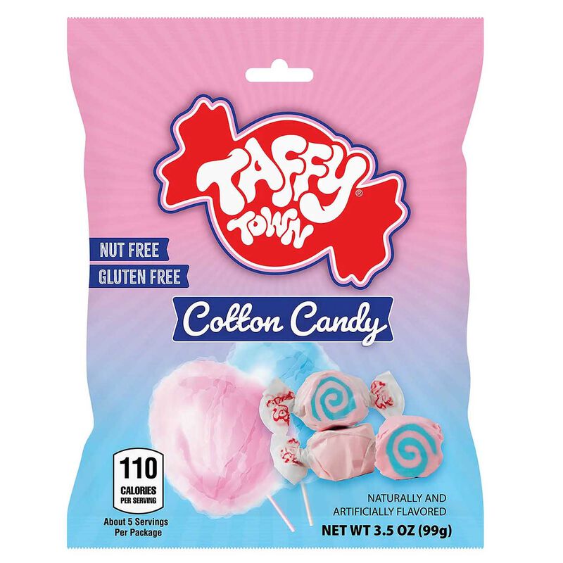 Taffy Town Cotton Candy Taffy Pouch 99g image number 0