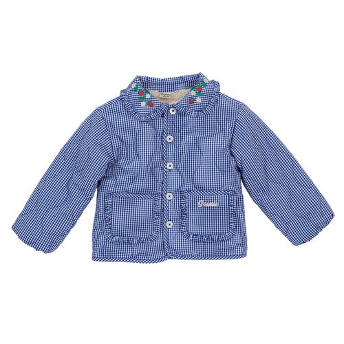 Goldie + Ace Wild Strawberry Gingham Padded Jacket