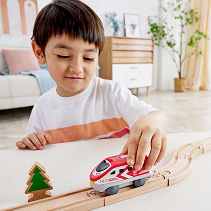 Hape Battery Powered Intercity Loco - Red image number 1