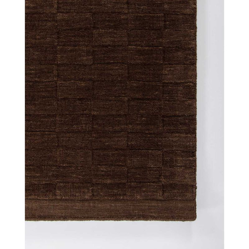 Hugo (100% Nz Wool) Floor Rug - Espresso 200X300cm image number 2