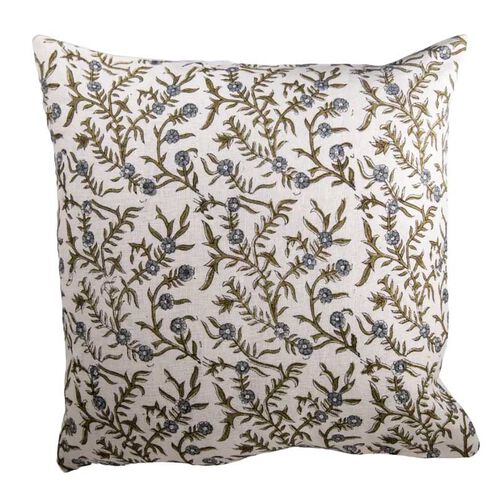 French Country Lillie Handblocked Cushion Cover