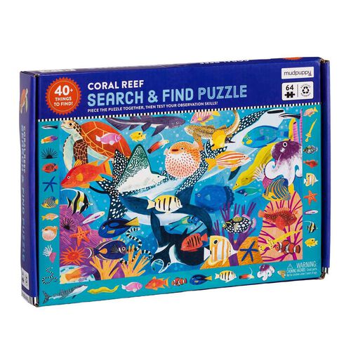 Coral Reef 64 Piece Search & Find Puzzle