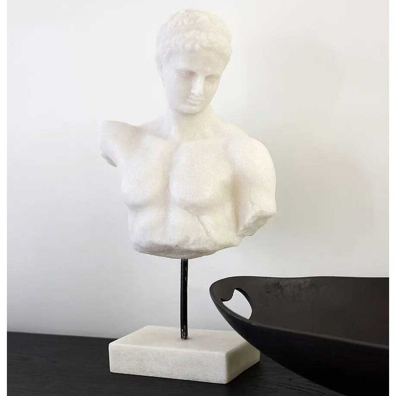 French Country Eros Bust Statue image number 1