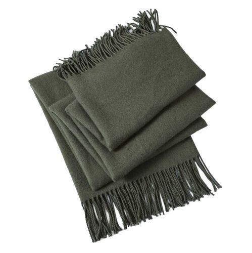 MM Linen Sage Lodge Lambswool Throw 130x200