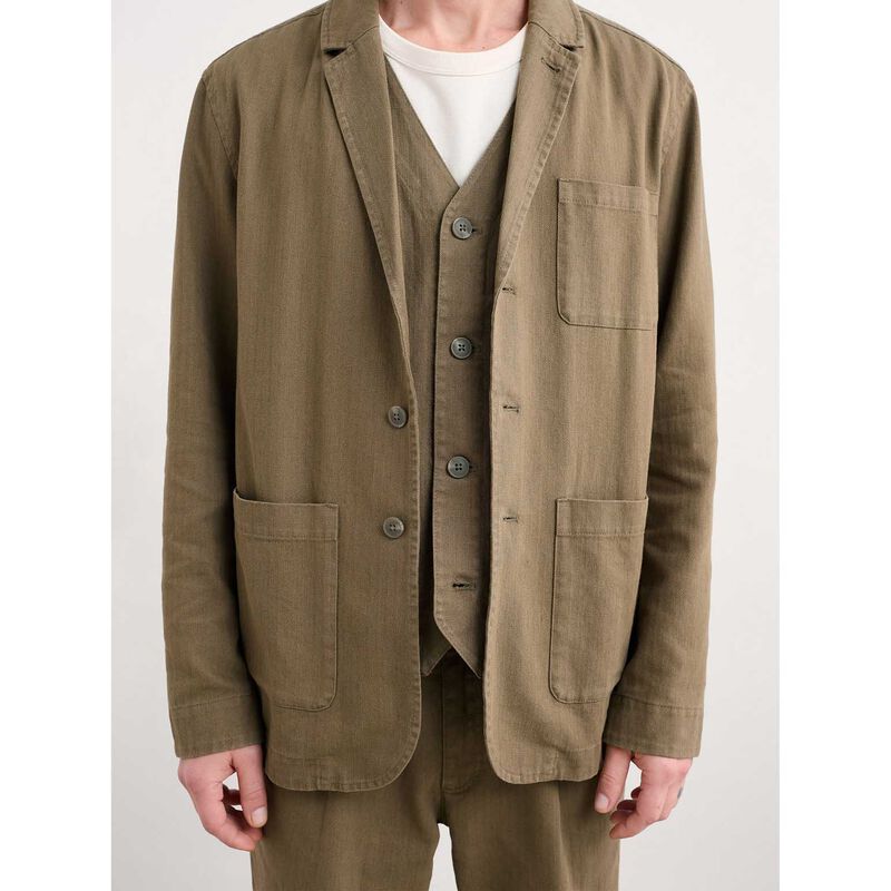 Seasalt Cornwall Tollgate Jacket Riverbed Check image number 2