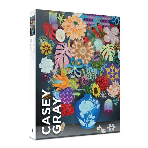 Casey Gray: Still Life with Flowers 1000-Piece Jigsaw Puzzle