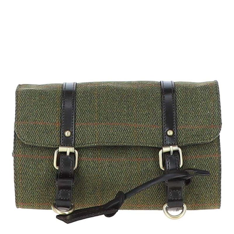 Ashwood Vintage Oily Hanging Leather Wash Bag image number 0